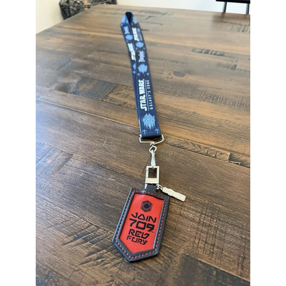 Disney Parks Star Wars Galaxy's Edge Legion Join 709 Red Fury And Lanyard